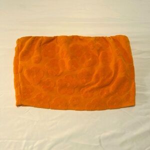 Orange strapless shirt 🧡🍊